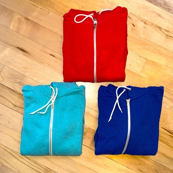 Men’s Old Navy Full Zip Sweatshirts - Set of 3 - Picture 1 of 7